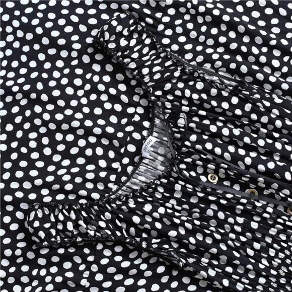 Women's 2025 Summer Boho Floral Print Tiered Casual Flowy Long Maxi Dress - Picture 4 of 6